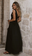 Sanya Maxi Dress - Black