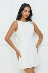 Enchanted Waltz Mini Dress White