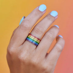 Rainbow Ring Stack