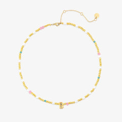 Initial Pearl & Seed Bead Choker