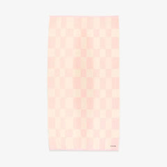 Pink & White Checkerboard Towel