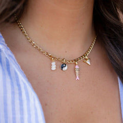 Harper Gemstone Chip Charm