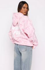 Vol. 1 Oversized Printed Hoodie Posy Bow