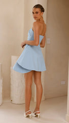 Hanae Mini Dress - Blue