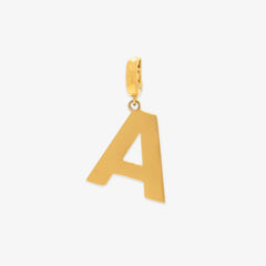 Harper Slanted Statement Alphabet Charm