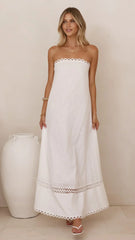 Sandra Maxi Dress - White