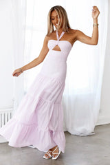 HELLO MOLLY Sexy Maiden Maxi Dress Pink