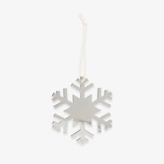 Engravable Snowflake Ornament