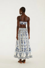Off-White Flowers Arch  Maxi Skirt