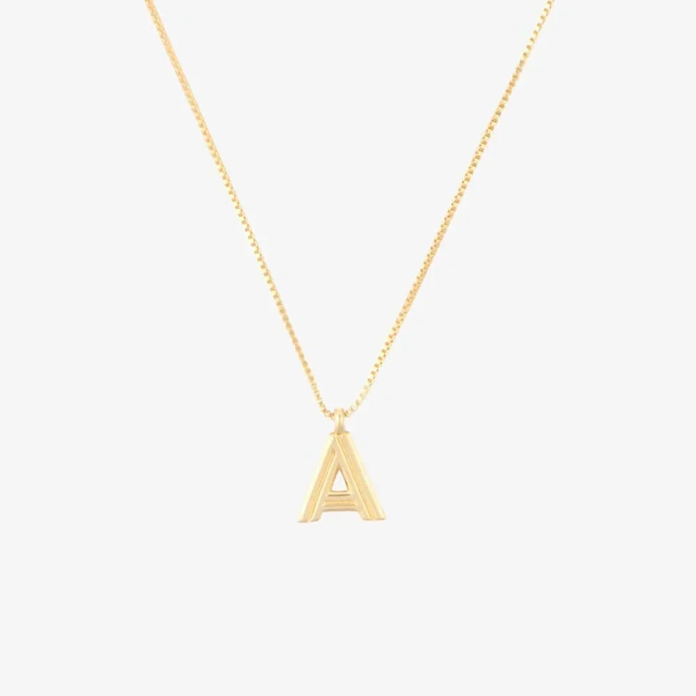 Initial Pendant Necklace