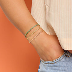 Goldie Woven Seed Bead Bracelet