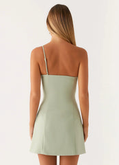 Sweetpea Mini Dress - Sage